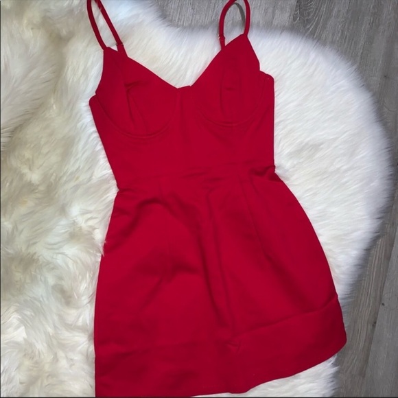 PRINCESS POLLY Red Mini Dress - Picture 9 of 11